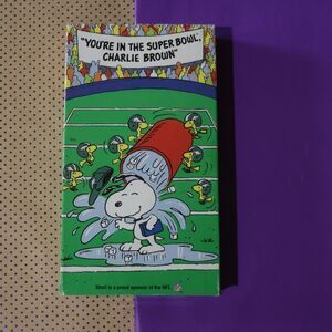 You’re in the Super Bowl Charlie Brown VHS